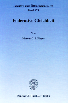 Föderative Gleichheit Föderative Gleichheit