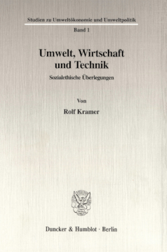 Umwelt, Wirtschaft und Technik Umwelt, Wirtschaft und Technik