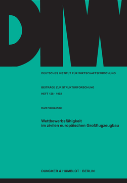 Wettbewerbsfähigkeit im zivilen europäischen Großflugzeugbau Wettbewerbsfähigkeit im zivilen europäischen Großflugzeugbau