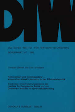 Nationalstaat und Interdependenz - Nationalstaat und Interdependenz -