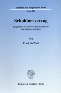 Schuldnerverzug