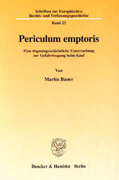 Periculum emptoris Periculum emptoris