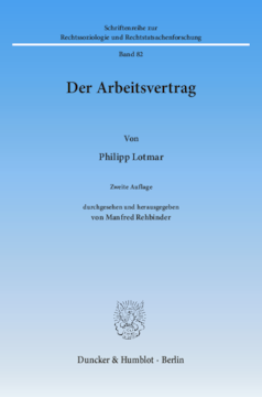 Der Arbeitsvertrag Der Arbeitsvertrag