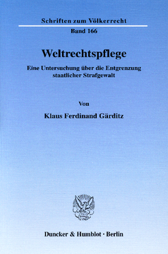 Weltrechtspflege Weltrechtspflege