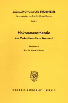 Sozialökonomische Studientexte Sozialökonomische Studientexte