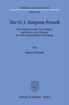 Der O. J. Simpson-Prozeß Der O. J. Simpson-Prozeß
