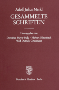 Gesammelte Schriften