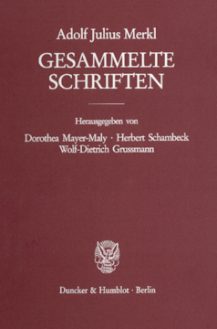 Gesammelte Schriften Gesammelte Schriften