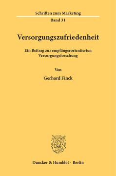 Versorgungszufriedenheit Versorgungszufriedenheit