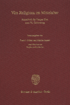 Vita Religiosa im Mittelalter Vita Religiosa im Mittelalter
