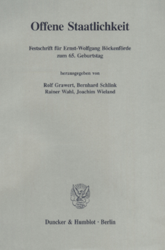 Offene Staatlichkeit Offene Staatlichkeit