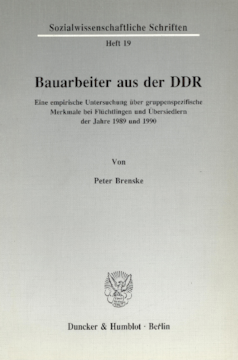 Bauarbeiter aus der DDR Bauarbeiter aus der DDR
