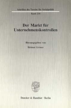 Der Markt für Unternehmenskontrollen Der Markt für Unternehmenskontrollen