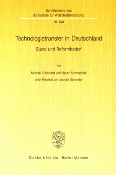 Technologietransfer in Deutschland Technologietransfer in Deutschland