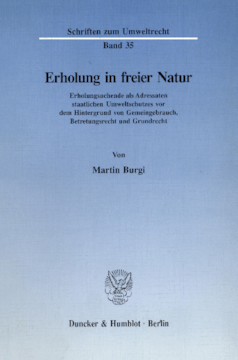 Erholung in freier Natur Erholung in freier Natur