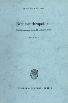 Rechtsanthropologie Rechtsanthropologie