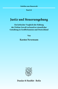 Justiz und Steuerumgehung Justiz und Steuerumgehung