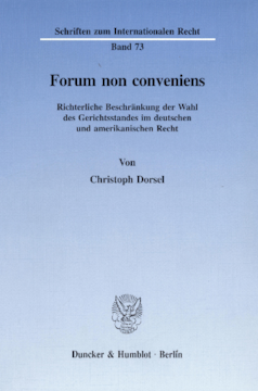 Forum non conveniens Forum non conveniens