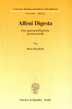 Alfeni Digesta Alfeni Digesta