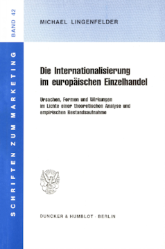 Die Internationalisierung im europäischen Einzelhandel Die Internationalisierung im europäischen Einzelhandel
