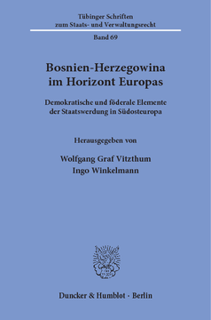 Bosnien-Herzegowina im Horizont Europas Bosnien-Herzegowina im Horizont Europas