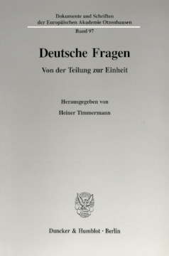 Deutsche Fragen Deutsche Fragen