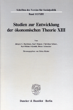 Deutsche Finanzwissenschaft zwischen 1918 und 1939