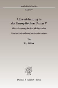 Alterssicherung in der Europäischen Union V