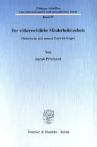 Der völkerrechtliche Minderheitenschutz