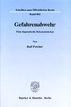 Gefahrenabwehr Gefahrenabwehr