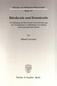 Bürokratie und Demokratie Bürokratie und Demokratie