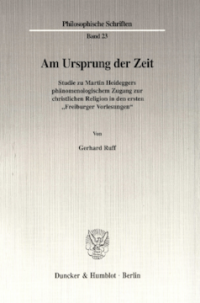 Am Ursprung der Zeit