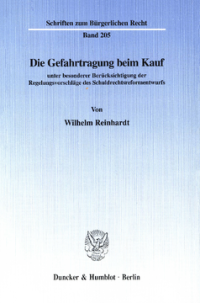 Die Gefahrtragung beim Kauf