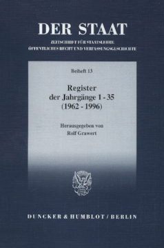 DER STAAT DER STAAT
