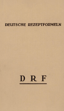 Deutsche Rezeptformeln, DRF Deutsche Rezeptformeln, DRF