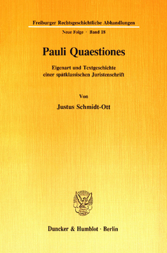 Pauli Quaestiones Pauli Quaestiones