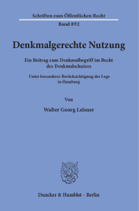 Denkmalgerechte Nutzung