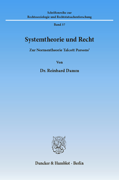 Systemtheorie und Recht Systemtheorie und Recht