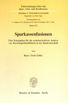 Sparkassenfusionen Sparkassenfusionen