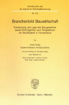 Branchenbild Bauwirtschaft Branchenbild Bauwirtschaft