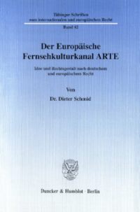 Der Europäische Fernsehkulturkanal ARTE