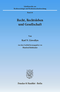 Recht, Rechtsleben und Gesellschaft Recht, Rechtsleben und Gesellschaft