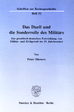 Das Duell und die Sonderrolle des Militärs Das Duell und die Sonderrolle des Militärs