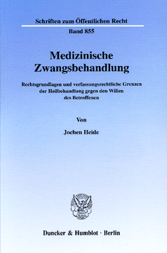 Medizinische Zwangsbehandlung Medizinische Zwangsbehandlung