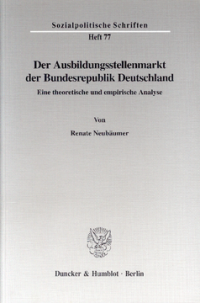 Der Ausbildungsstellenmarkt der Bundesrepublik Deutschland