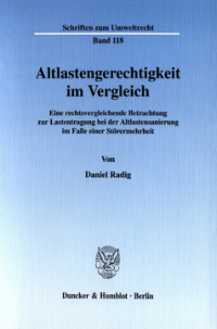 Altlastengerechtigkeit im Vergleich
