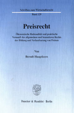 Preisrecht Preisrecht