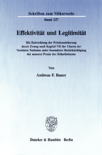 Effektivität und Legitimität