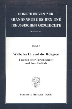 Wilhelm II. und die Religion Wilhelm II. und die Religion