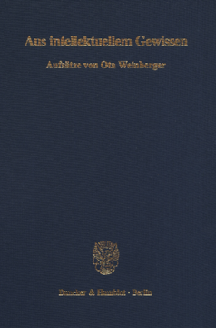 Aus intellektuellem Gewissen Aus intellektuellem Gewissen